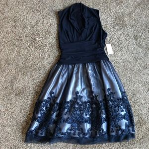 SLNY Navy Party Formal Dress Sz 12